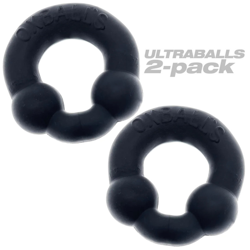 Oxballs Pack Cockrings Ultraballs Noirs